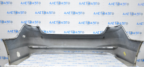 Rear bumper bare Hyundai Sonata 15-17 white, scratches, painted