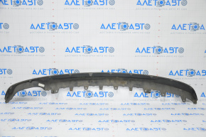 Lower rear bumper trim Hyundai Sonata 15-17 SE for 1 pipe, scratches, painted