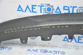 Lower rear bumper trim Hyundai Sonata 15-17 SE for 1 pipe, scratches, painted
