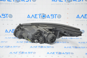 Headlight front right bare Hyundai Sonata 15-17 halogen with mount
