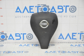 Airbag in steering wheel driver Nissan Rogue 14-16 black, rust pyropatr