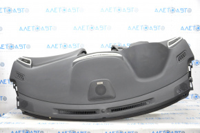 Torpedo front panel with AIRBAG Nissan Rogue 14-20 black Bose, with overlay and glove compartment