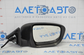 Side mirror right complete Nissan Rogue 14-16 11 pins, camera, turn, heated, black KH3
