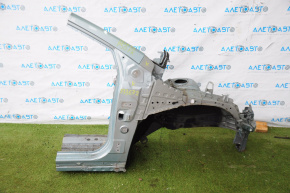 Front right quarter Toyota Prius 50 16-22 green