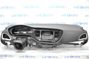 Torpedo front panel without AIRBAG Dodge Dart 13-16 black, scratches