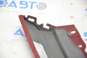 Front bumper saber trim upper Dodge Dart 13-16, breakage of fastening, poke