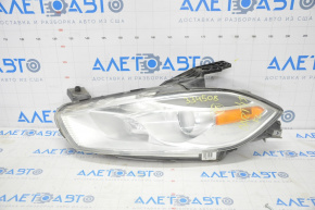 Headlight front left bare Dodge Dart 13-15 halogen chrome