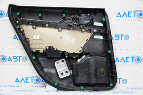 Door trim card rear right Honda Civic X FC 16-21 4d cloth black with beige insert, scratches