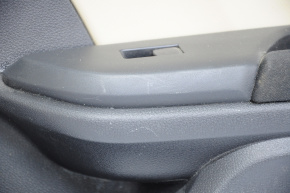 Door trim card rear right Honda Civic X FC 16-21 4d cloth black with beige insert, scratches