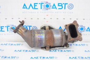 Exhaust manifold with catalytic converter Honda Civic X FC 16-21 2.0