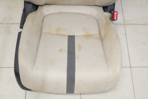 Passenger seat Honda Civic X FC 16-19 4d without airbag, mechanical, cloth beige, for cleaning