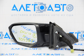 Left side mirror assembly Honda Civic X FC 16-17 3 pins, with blind spot, black