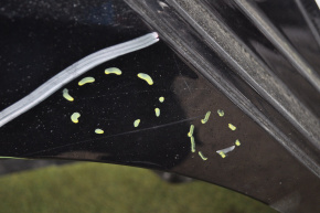 Quarter wing rear right Honda Civic X FC 16-21 4d black pokes