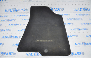 Carpet interior front right Hyundai Sonata 15-17 cloth black