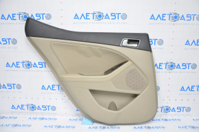 Door trim card rear left Kia Optima 11-15 leather beige, for re-upholstery