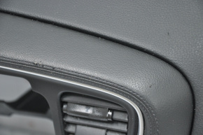 Torpedo front panel without AIRBAG Kia Optima 14-16 black under speaker scratches pokes rubbed