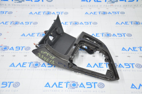 Center console trim Kia Optima 14-15 rest wood grain, scratches
