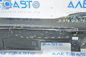 Left threshold Kia Optima 14-15 rest black, broken fastener, scratches