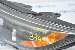 Headlight front left bare Kia Optima 14-15 rest halogen, for polishing