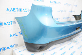 Rear bumper bare Mitsubishi Outlander Sport ASX 11-15 prerest, blue