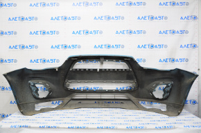 Front bumper bare Mitsubishi Outlander Sport ASX 11-15 prerest blue, missing element