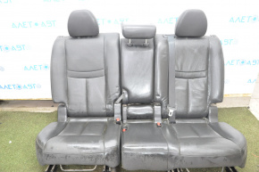 Rear row of seats 2 row Nissan Rogue 14-15 leather black