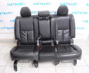 Rear row of seats 2 row Nissan Rogue 14-15 leather black