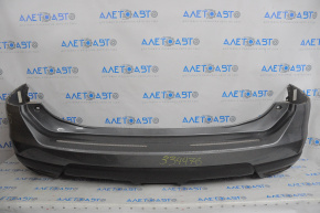 Rear bumper bare Nissan Rogue 14-16 graphite