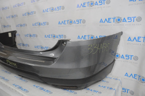 Rear bumper bare Nissan Rogue 14-16 graphite