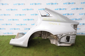 Quarter wing rear left Chevrolet Malibu 16-23 silver, pokes