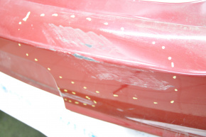 Bare rear bumper Dodge Dart 13-16 red PRM, broken mount, dents