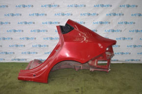 Quarter wing rear left Dodge Dart 13-16 red, dented threshold, bumps