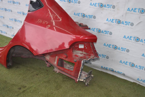 Quarter wing rear left Dodge Dart 13-16 red, dented threshold, bumps