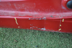 Quarter wing rear left Dodge Dart 13-16 red, dented threshold, bumps