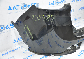 Rear bumper bare upper part Jeep Compass 17-20 black, scratches