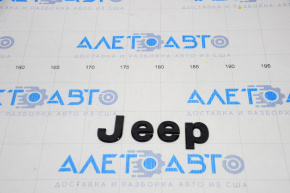 Emblem hood inscription Jeep Compass 17-23 black