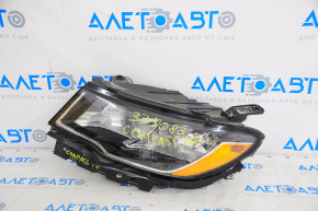 Headlight front left complete Jeep Compass 17-21 halogen, with mount