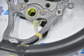 Naked steering wheel Kia Optima 11-15 leather black with heating, without pads and buttons, scratches