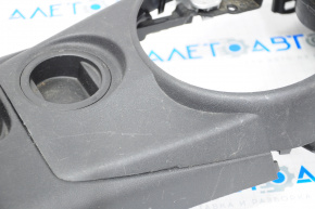 Center console trim with cup holders Mitsubishi Outlander Sport ASX 10-15 black, rubbed