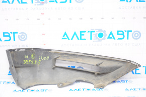 Front bumper cover left under DRL Mitsubishi Outlander Sport ASX 10-15 is worn, cracked