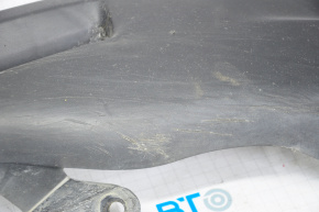 Front bumper cover left under DRL Mitsubishi Outlander Sport ASX 10-15 is worn, cracked