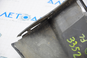 Front bumper cover left under DRL Mitsubishi Outlander Sport ASX 10-15 is worn, cracked