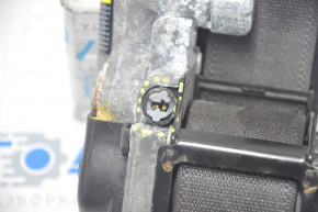 Passenger seat belt Ford Fusion mk5 13-16 black, broken chip, rusty squib