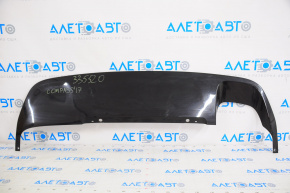 Jeep Compass 17-20 rear bumper lip black