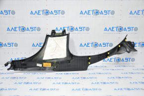 Door sill trim rear left Jeep Compass 17-24 black scratches, plastic turned white, worn