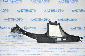 Door sill trim rear right Jeep Compass 17-24 black scratches, plastic turned white, worn