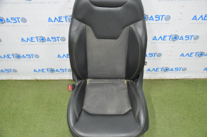 Driver's seat Jeep Compass 17-18 with airbag, electric, combined leather black