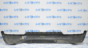Rear bumper bare lower part Jeep Compass 17-22 without parktr structure, broken fasteners, scratches