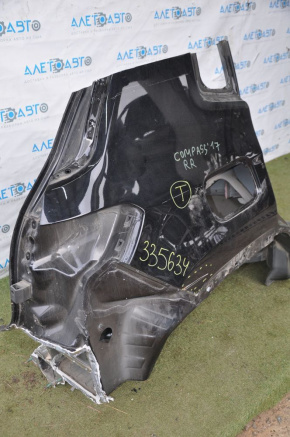 Quarter wing rear right Jeep Compass 17-21 black, scratches
