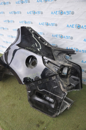 Quarter wing rear left Kia Optima 14-15 black, small dent